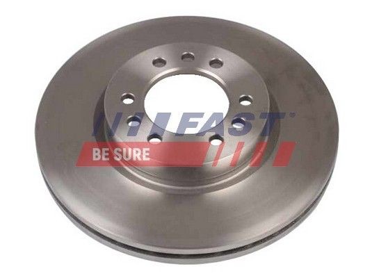FAST FT31075 Brake disc Front Axle, 290x26mm, 6, Vented, internally vented, High-carbon