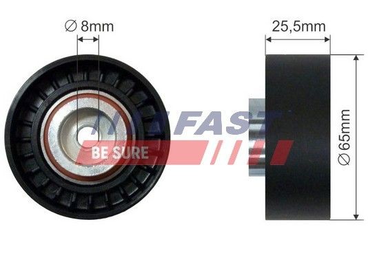 FAST FT44537 Tensioner pulley 1 117 008