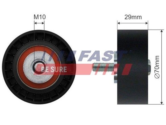 FAST FT44575 IVECO Idler pulley in original quality