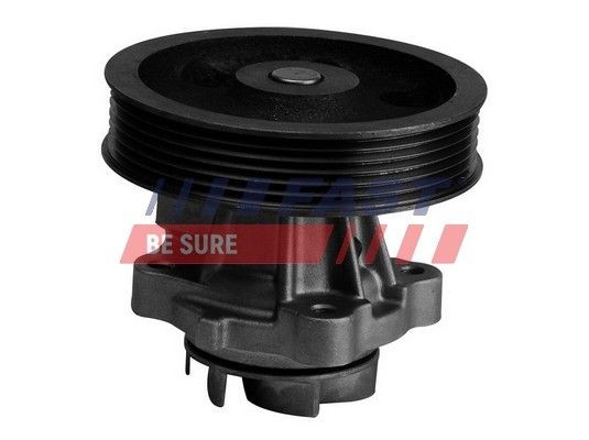 FAST FT57140 Water pump with V-ribbed belt pulley, without cap