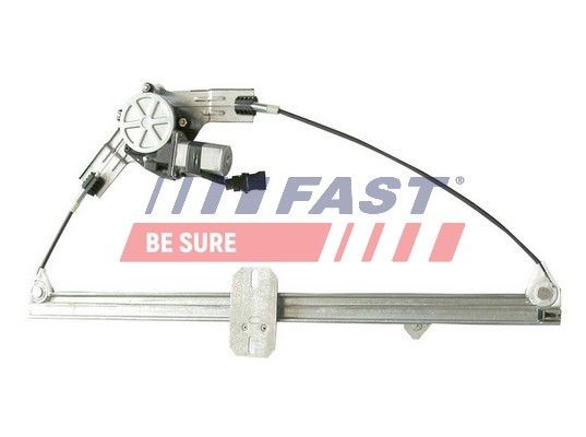 FAST FT91875 Window regulator Right Front, Operating Mode: Electric, with electric motor, without comfort function