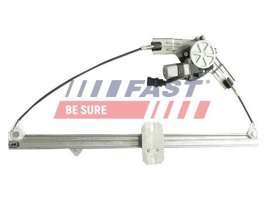 FAST FT91876 Window regulator Left Front, Operating Mode: Electric, with electric motor, without comfort function