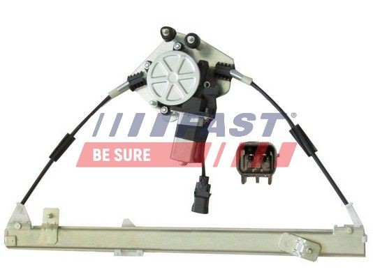 FAST FT91917 Window regulator Left Front, Operating Mode: Electric, with electric motor, without comfort function