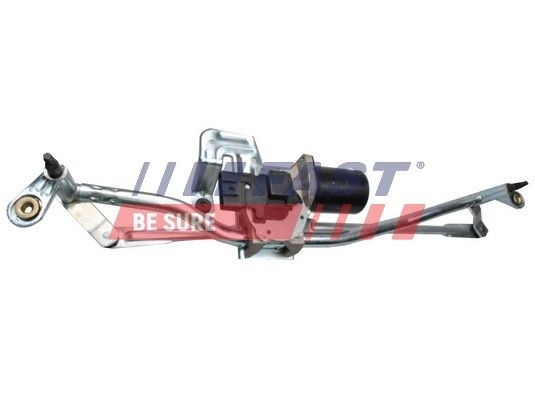 FAST FT93118 Wiper Linkage for left-hand drive vehicles, Front, with electric motor