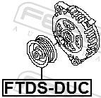 FEBEST Flexible Coupling Sleeve FTDS-DUC