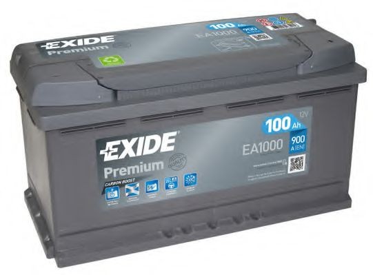 017TE EXIDE EA1000 PREMIUM Batterie 12V 100Ah 900A B13