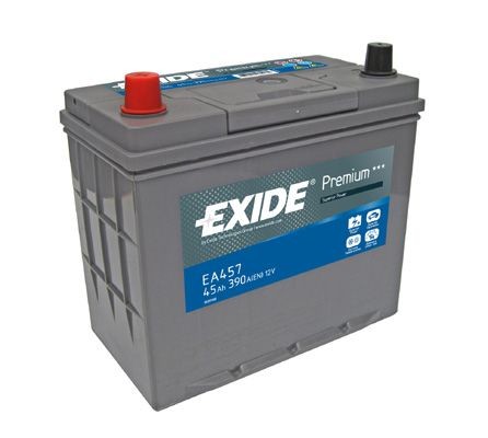 155TE EXIDE PREMIUM 12V 45Ah 390A Lead-acid battery Cold-test Current, EN: 390A, Voltage: 12V, Terminal Placement: 1 Starter battery EA457 buy