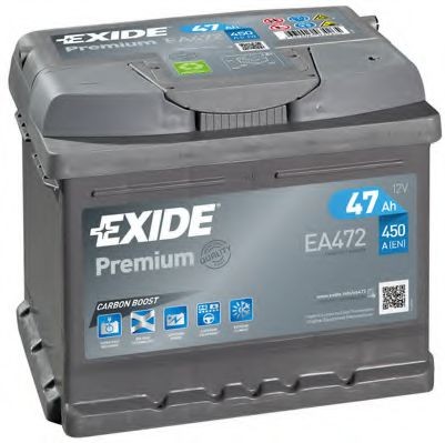 063TE EXIDE PREMIUM EA472 Battery 24410 AY60B