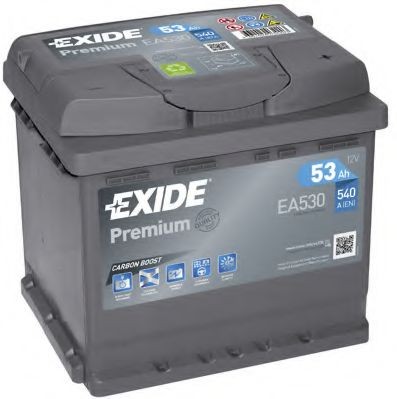 079TE EXIDE EA530 PREMIUM Batterie 12V 53Ah 540A B13 Bleiakkumulator