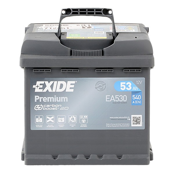 EXIDE Automotive battery EA530