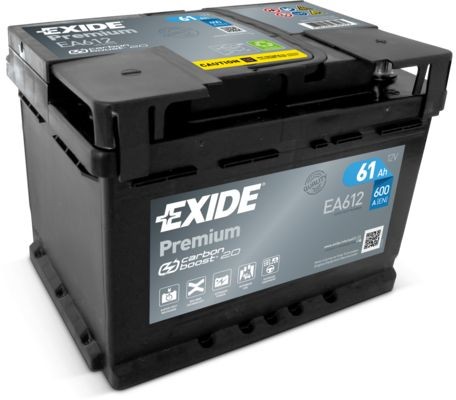 075TE EXIDE PREMIUM EA602 Battery 50503180
