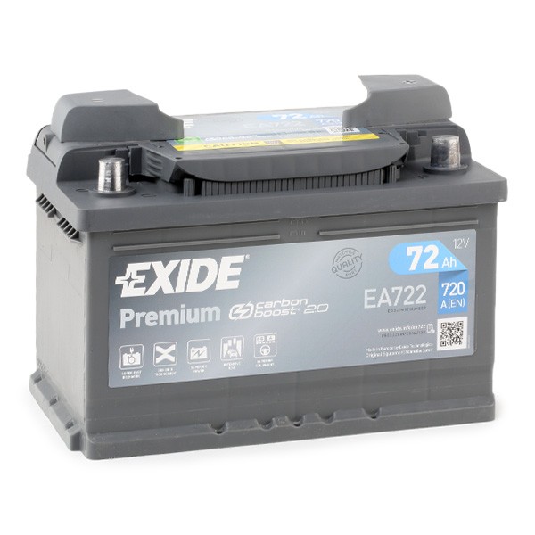 EA722 Fahrzeugbatterie EXIDE - Markenprodukte billig