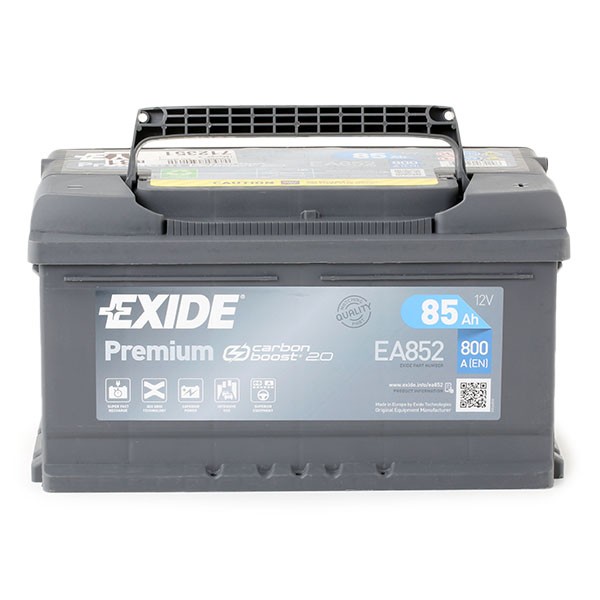 EXIDE Premium Carbon Boost EA852 Autobatterie 85Ah - Batterien Schweiz