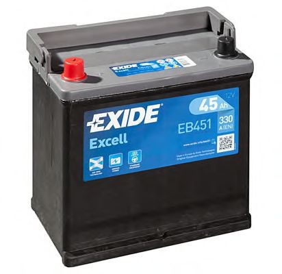 Original EXIDE 049SE Stop start battery EB451 for PEUGEOT 204