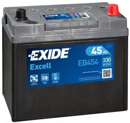 54523GUG EXIDE EXCELL 12V 45Ah 330A B24 Bleiakkumulator Batterie EB454 günstig kaufen
