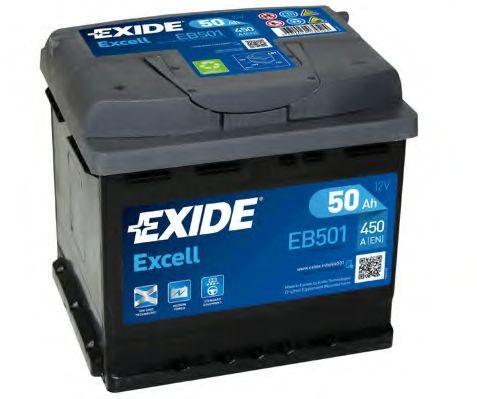 Original EXIDE 077SE Starter battery EB501 for KIA NIRO