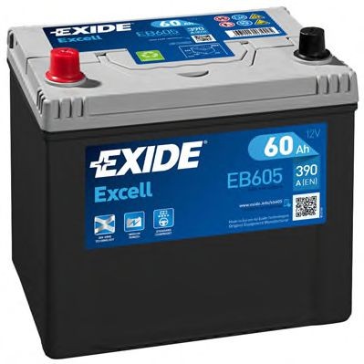 002SE EXIDE EXCELL 12V 60Ah 480A Korean B1 Lead-acid battery Cold-test Current, EN: 480A, Voltage: 12V, Terminal Placement: 1 Starter battery EB605 buy