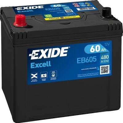 EXIDE Automotive battery EB605
