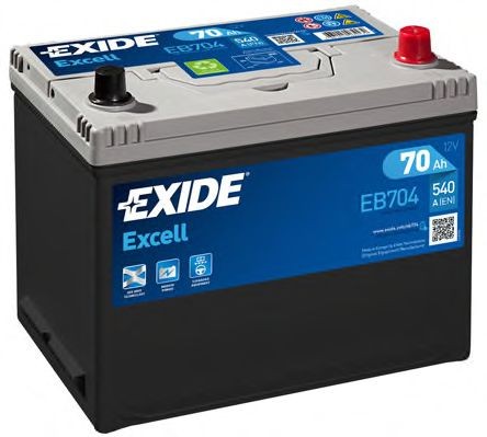 Original EB704 EXIDE Starter battery DAIHATSU