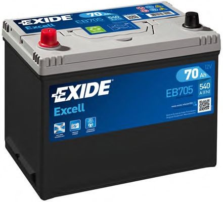 Original EXIDE 031SE Stop start battery EB705 for PEUGEOT 404