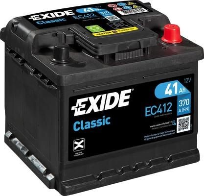 EXIDE Automotive battery EC412