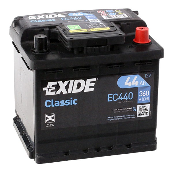 EXIDE Automotive battery EC440