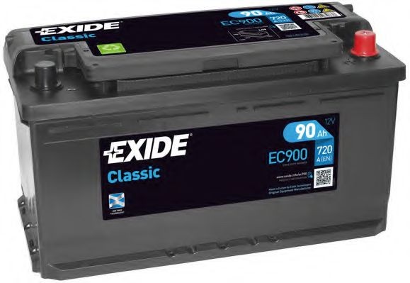 017RE EXIDE ContiClassic EC900 Battery KE24190E05NY