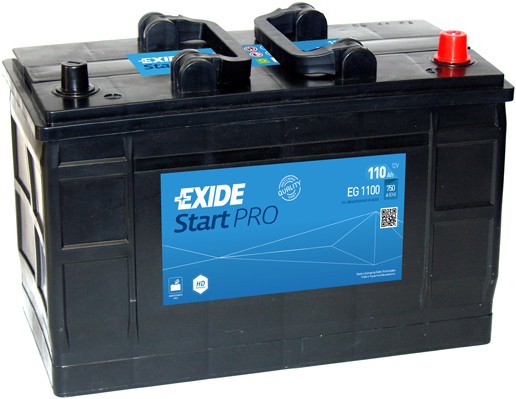 EXIDE Start EG1100 Battery 12V 110Ah 750A B0 Lead-acid battery