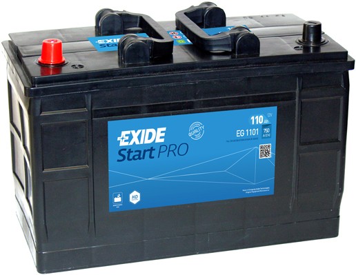 EG1101 EXIDE Car battery MITSUBISHI 12V 110Ah 750A B00, B0 Lead-acid battery