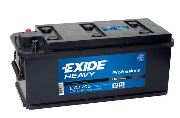 EXIDE EG1705 Starterbatterie für DAF LF 55 LKW in Original Qualität