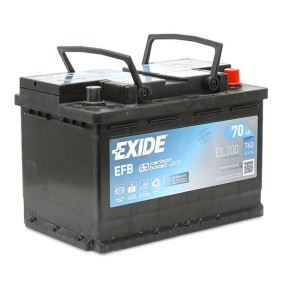 Starterbatterie Exide Start Stop El700 Batterie Kapazitat 70ah Jetzt Kaufen