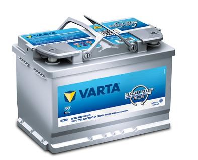 570901076D852 VARTA SILVER dynamic E39 E39 Batterie 12V 70Ah 760A B13 L3  Batterie AGM E39, 570901076 ❱❱❱ prix et expérience