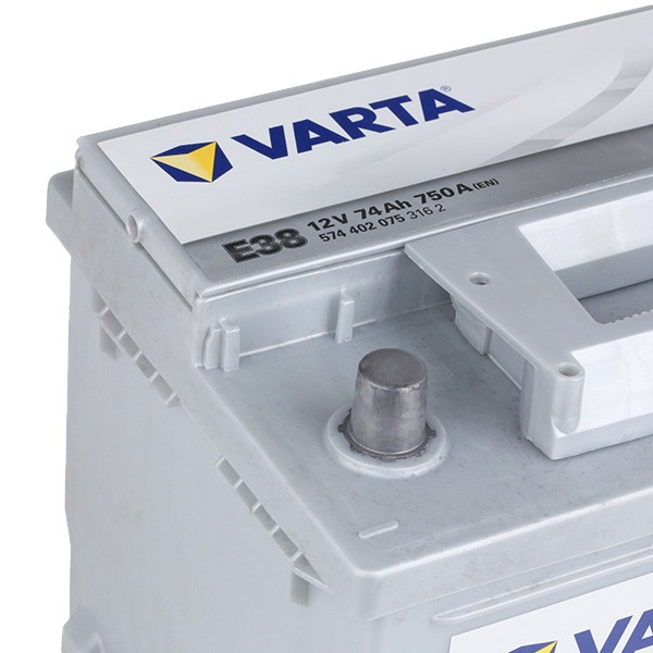 Varta E38 Silver Dynamic 574 402 075 Autobatterie 74Ah