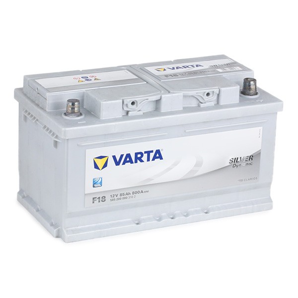 VARTA F18 Silver Dynamic 12V 85Ah 800A Autobatterie 585 200 080, Starterbatterie, Boot, Batterien für