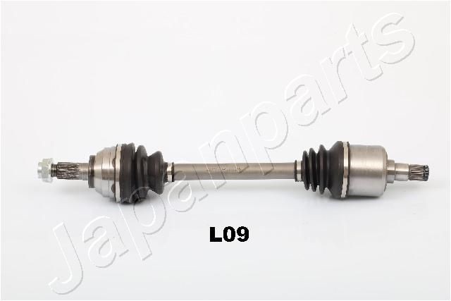 Axle shaft JAPANPARTS Front Axle Left, 629,5mm - GI-L09