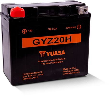 YUASA GYZ20H Battery 12V 21Ah 320A N Lead-acid battery