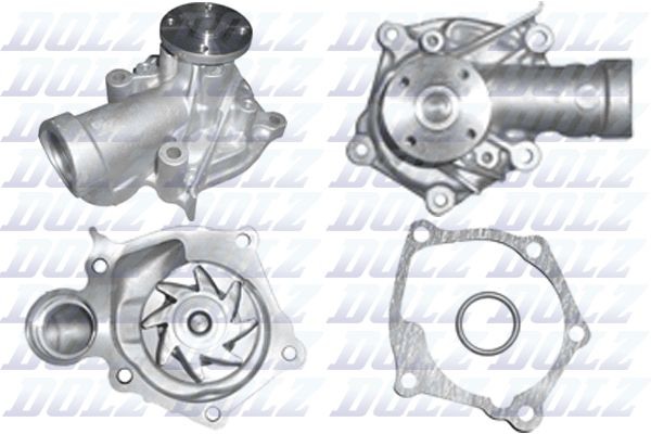Mitsubishi SPACE STAR Engine water pump 11389258 DOLZ H233 online buy