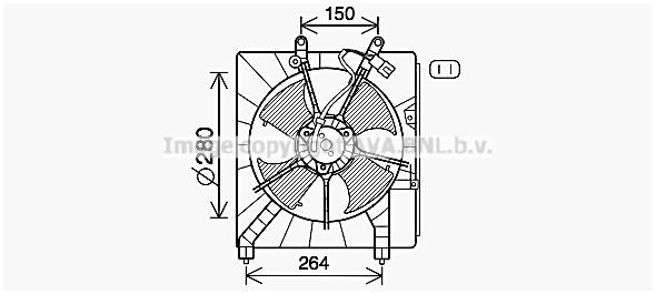 PRASCO D1: 280 mm Cooling Fan HD7539 buy