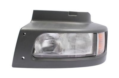 Headlight TRUCKLIGHT Left, W5W, H7/H1, Orange, without motor for headlamp levelling - HL-RV008L