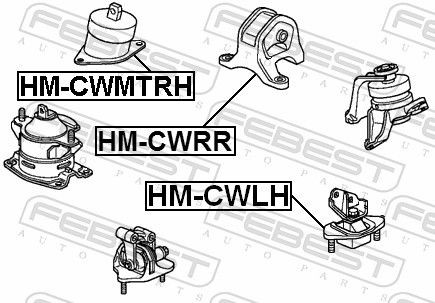 HMCWLH Motor mounts FEBEST HM-CWLH review and test