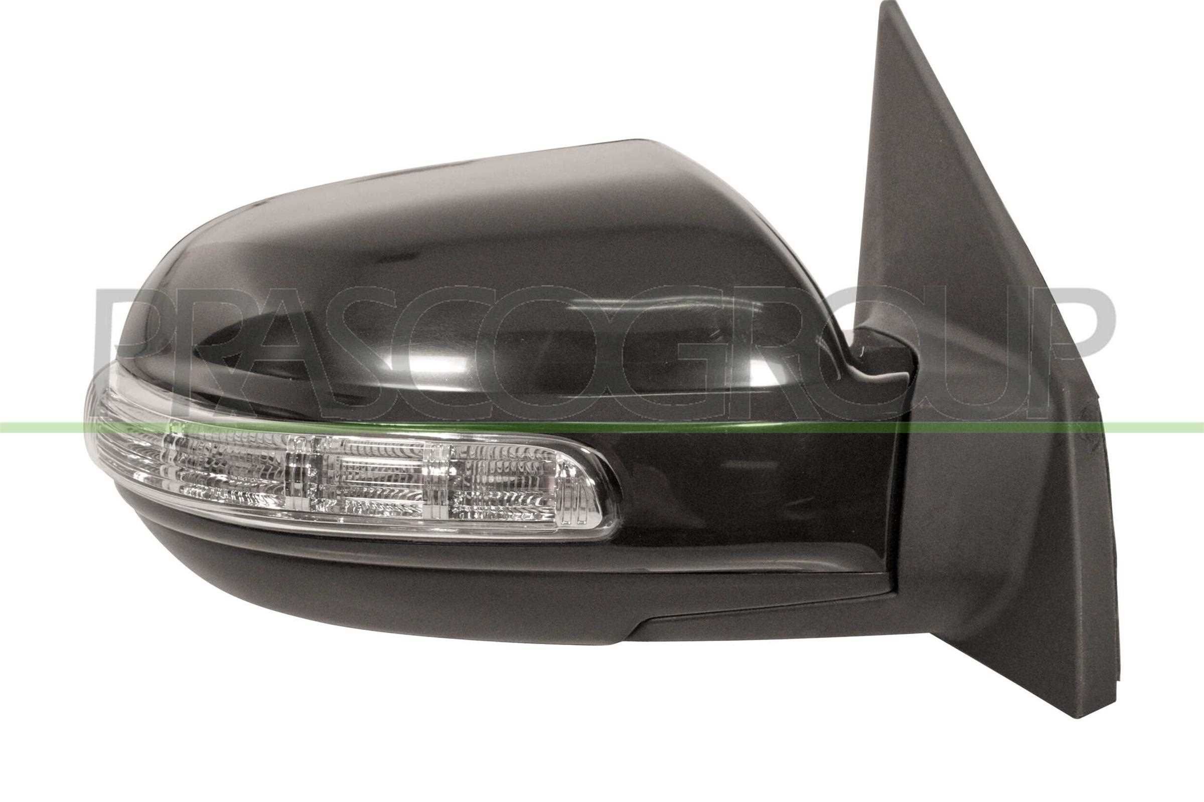 PRASCO Right, black, Electric, Heatable, Electronically foldable, Convex, untinted Side mirror HN8027233 buy