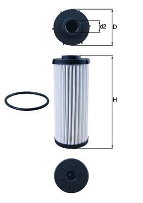 Great value for money - KNECHT Hydraulic Filter, automatic transmission HX 139D