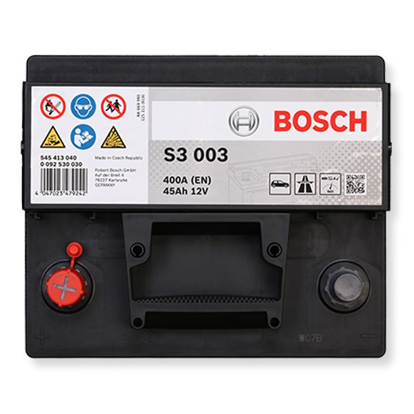 0 092 S30 020 BOSCH S3 002 S3 Batterie 12V 45Ah 400A B13 Bleiakkumulator