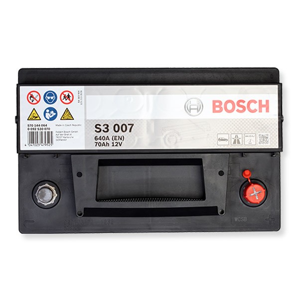 BOSCH S3 Batterie 0 092 S30 070 12V 70Ah 640A B13 Bleiakkumulator