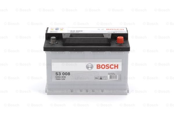 0 092 S30 080 BOSCH S3 008 S3 Batterie 12V 70Ah 640A B13 Bleiakkumulator