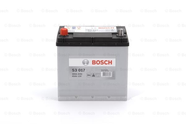 Bosch S3 017, 12V 45Ah 300A/EN Autobatterie Bosch. TecDoc: .