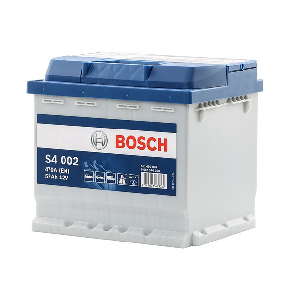 0092S40020 Stop start battery BOSCH 12V 52AH 470A review and test