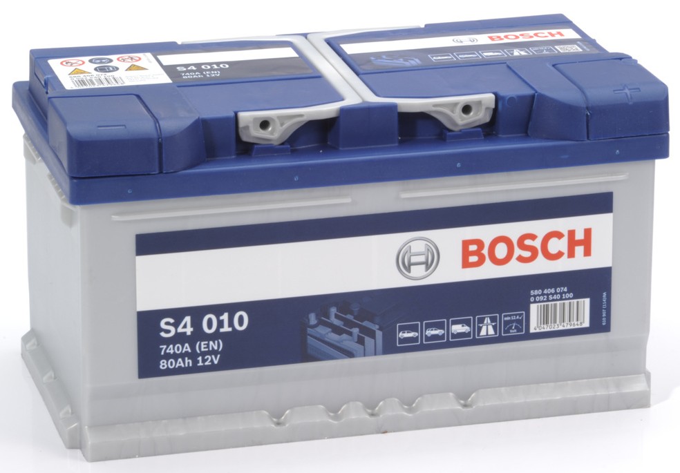 Batterie de voiture KSN BOSCH (S4 010, capacité: 80 Ah, 12 V)