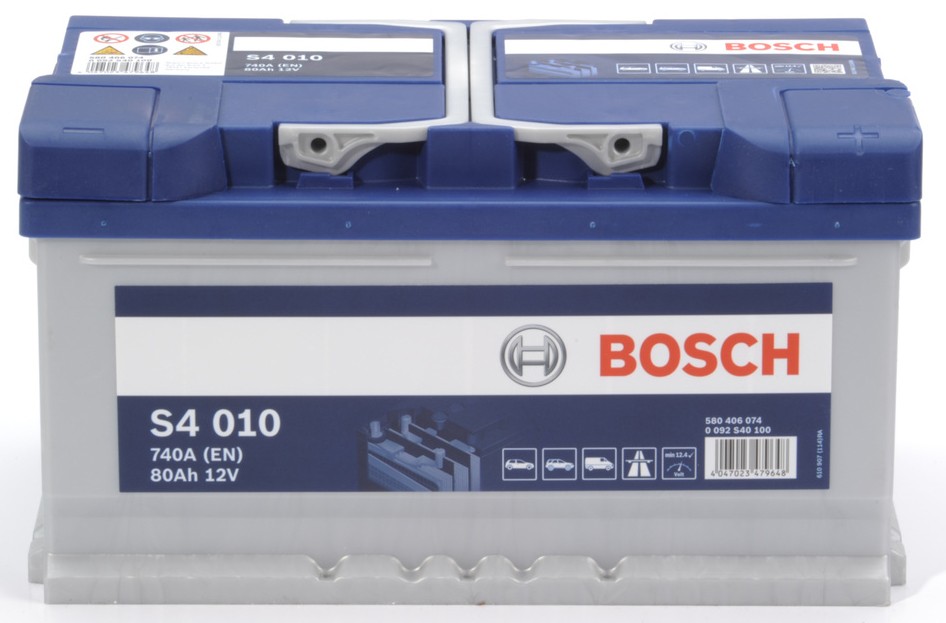 ② Batterie NEUVE voiture Bosh 80Ah 12V 740A S4 010 — Batteries