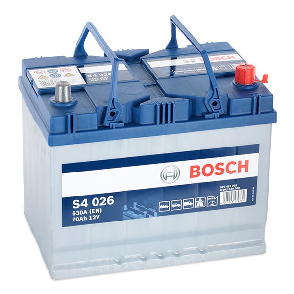 0092S40260 Stop start battery BOSCH 12V 70Ah 630A review and test